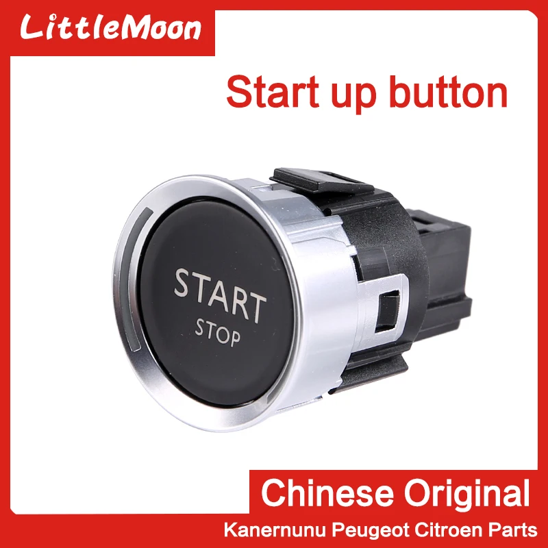 Оригинальная Кнопка запуска LittleMoon кнопка для Peugeot 308 408 508 3008 2008 Citroen C4 C5 DS4