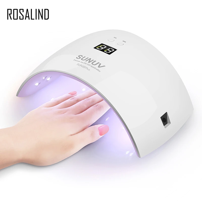 Сушилка для ногтей ROSALIND Sun 9X Plus 36 Вт УФ лампа 18 светодиодов аппарат со