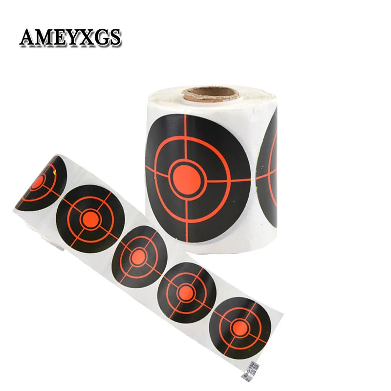 

3"Self-adhesive Target Paper Splash Ring Sticker Fit Dart Bow Camping Practicing Shooting Archery Hunting Arrow Tool Accessories