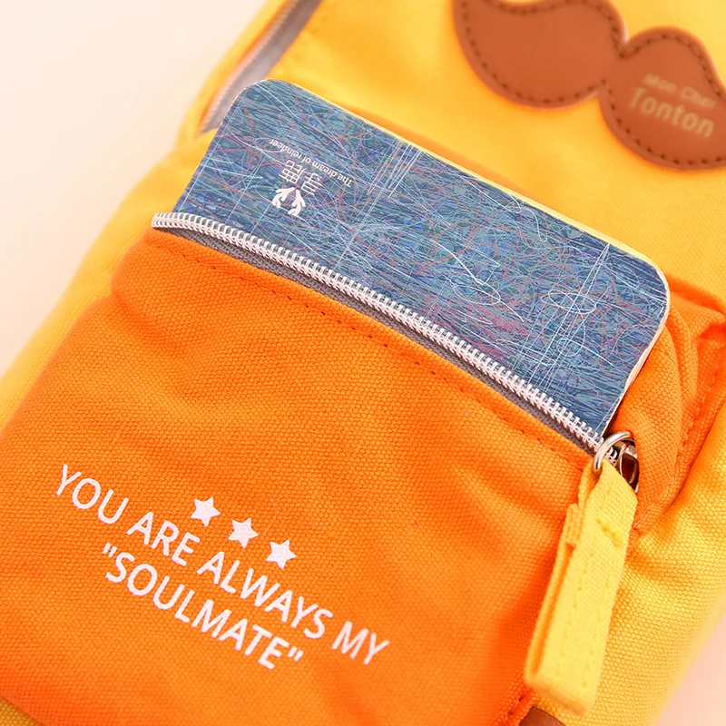 Schoolboy Creative Schoolbag Modeling Pen Bag Large Capacity Stationery Canvas School Supplies Pencilcase Pencil Case | Канцтовары для