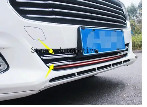 ABS Хром Передняя Нижняя решетка крышка отделка молдинги 3 шт для ford Mondeo Fusion 2013 2014