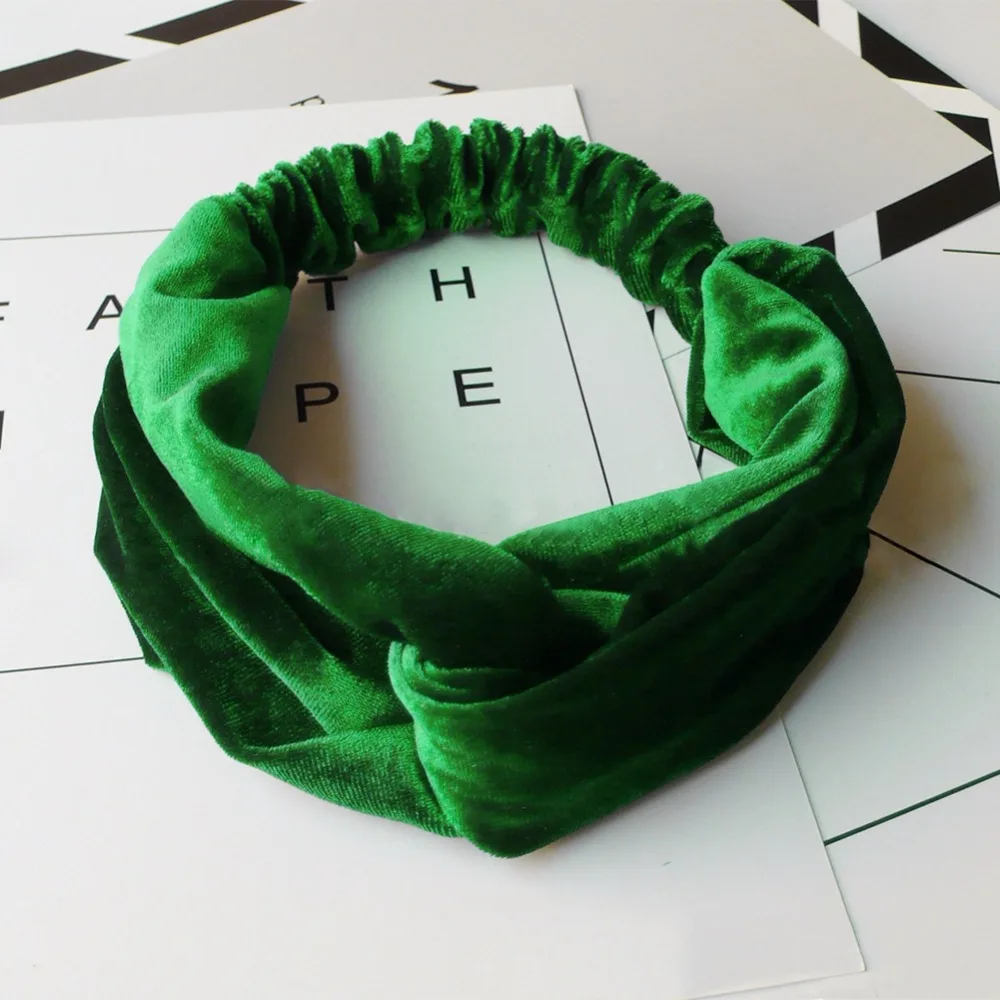 Повязка для волос IMIXLOT резинка тюрбан бархатная с узлом женщин 1 шт. | Аксессуары