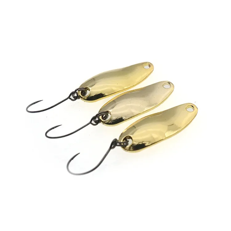 1 шт. металлическая вращающаяся блесна рыболовная приманка цвета: золотистый