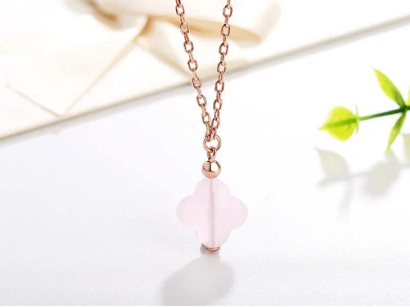 FORIS модные ювелирные изделия розовое золото Luckly умный кулон подходит ожерелье