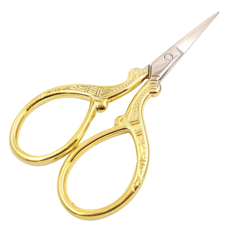 Нержавеющая сталь ножницы в виде феникса вышивка острый круглый конец Ретро для