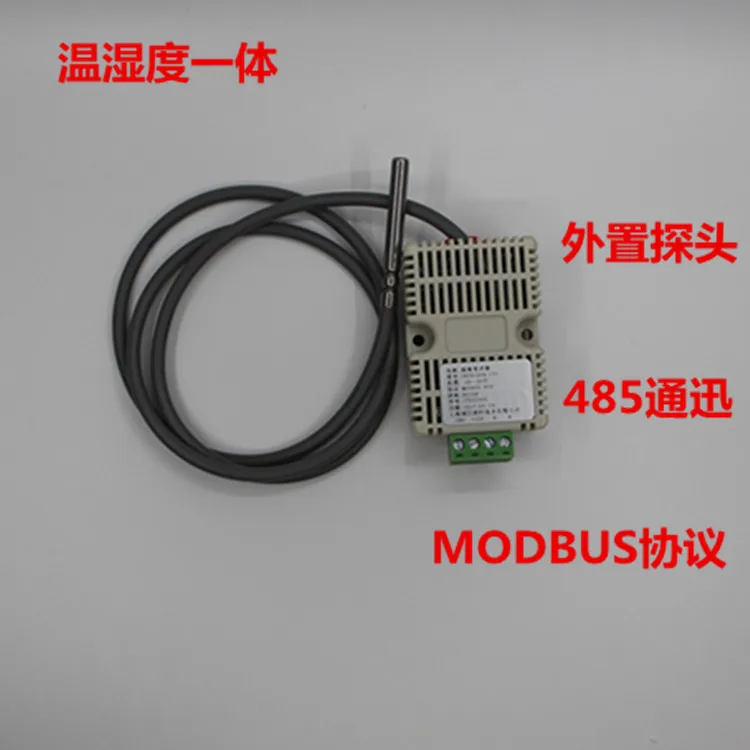 

High Precision Integrative External Probe Temperature and Humidity Transducer Sensor 18B20 MODBUS Protocol RS485