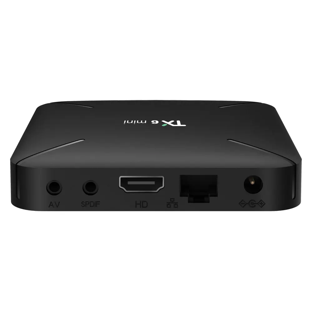 Tanix TX6 Мини Смарт ТВ приставка android 9,0 Allwinner H6 2G DDR3+ 16G 2,4 GHz WiFi Поддержка 4K H.265 ТВ приставка Netflix