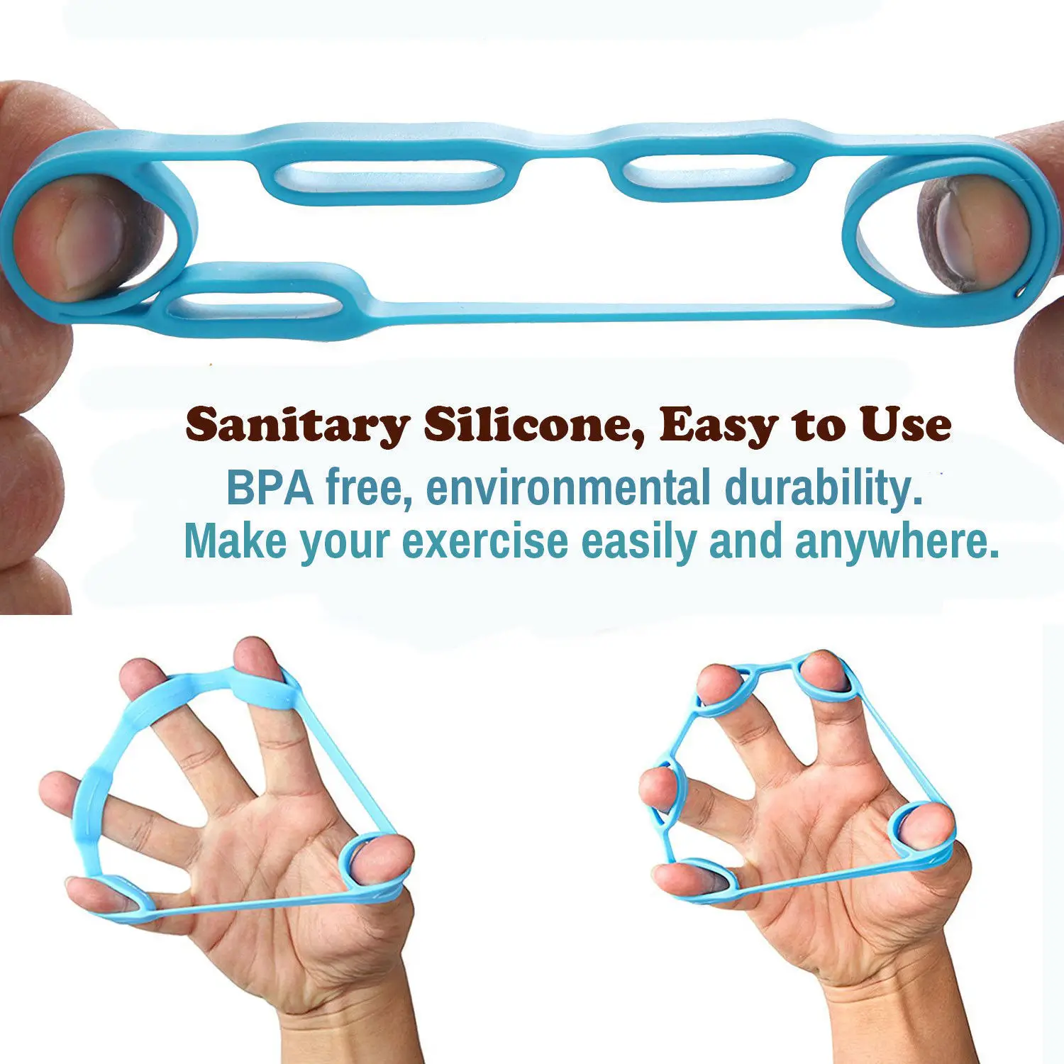 3 уровня резистентности для пальцев 6.6lbs 8.8lbs 11lbs тренажеры йоги Растяжитель