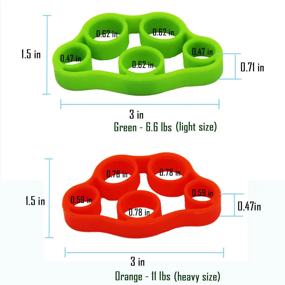 3 уровня резистентности для пальцев 6.6lbs 8.8lbs 11lbs тренажеры йоги Растяжитель