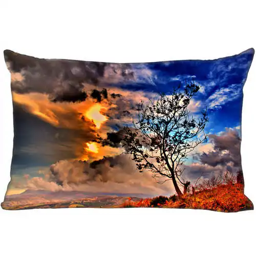Best Custom Pillow Case tree-art (1) Bedroom Home Rectangle zipper Pillowcases (One Side) @181205-05-02-86 | Дом и сад