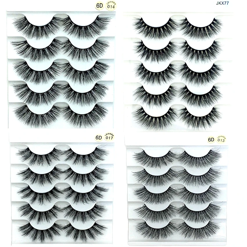 Новинка 2019 искусственные ресницы натуральные густые длинные 5 пар|Накладные
