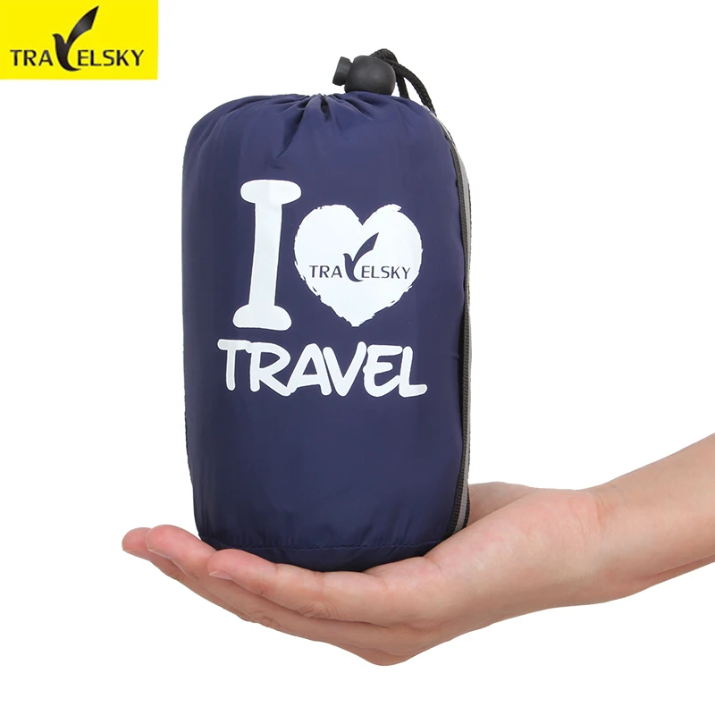 Новый спальный мешок TRAVELSKY для путешествий тонкий летний портативный одного