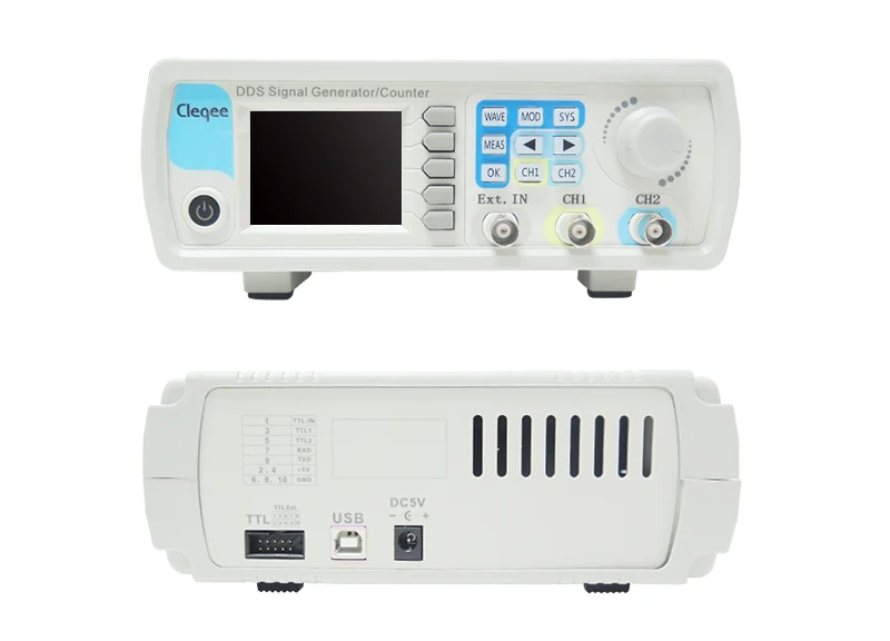Cleqee JDS6600 30M Series 30 МГц цифровой двухканальный генератор сигналов DDS функция