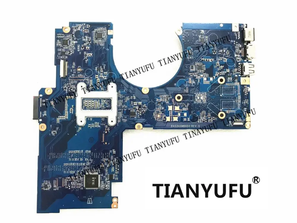 Материнская плата для ноутбука HP Pavilion 15 AU 901574 601 001 DAG34AMB6D0 DDR4 W/ i5 7200U протестирована