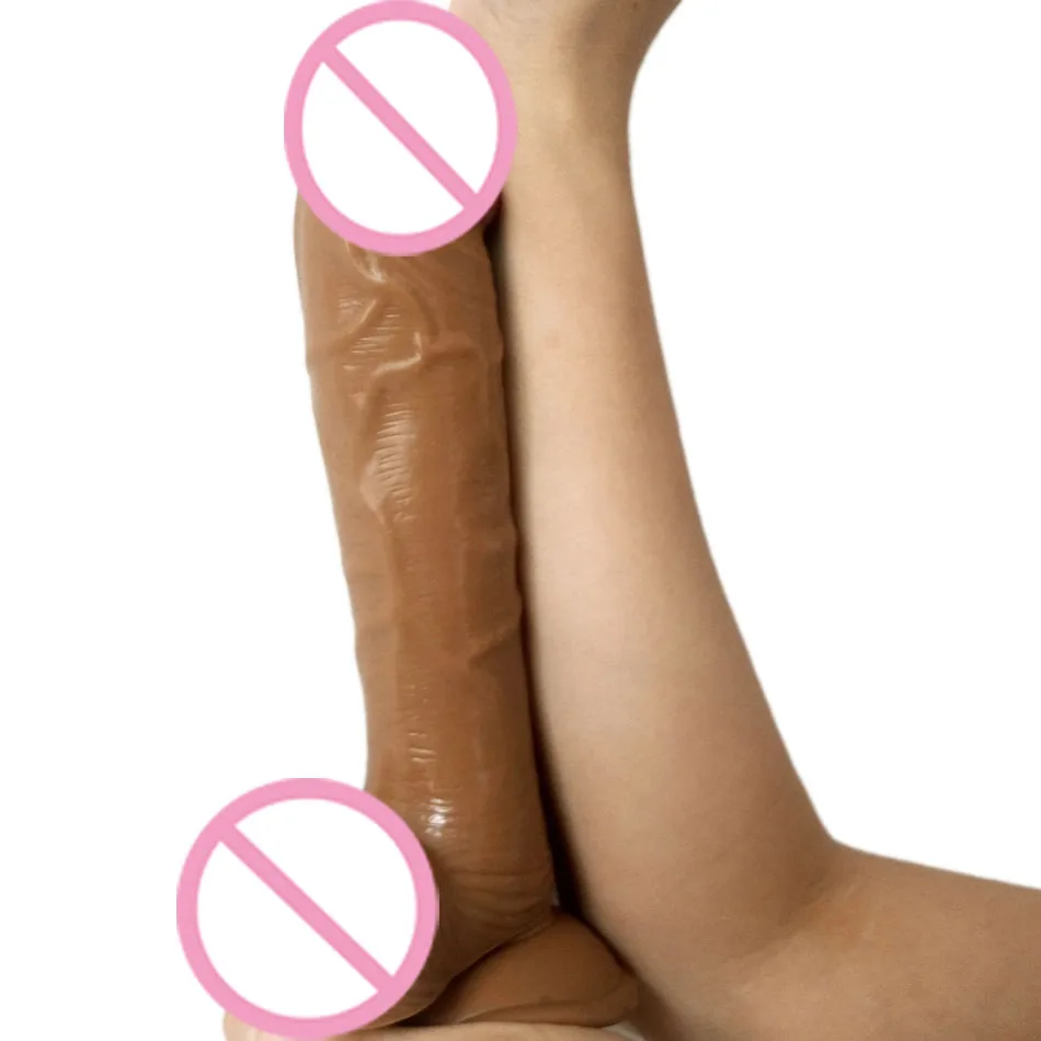 9 1 дюймовый ОГРОМНЫЙ реалистичный фаллоимитатор с присоской гибкий большой член