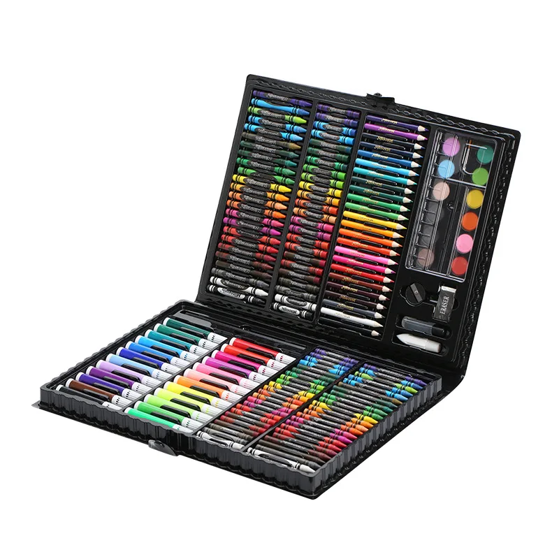 168 шт./компл. Ручка роллер/цветной карандаш/восковый карандаш и кисть для