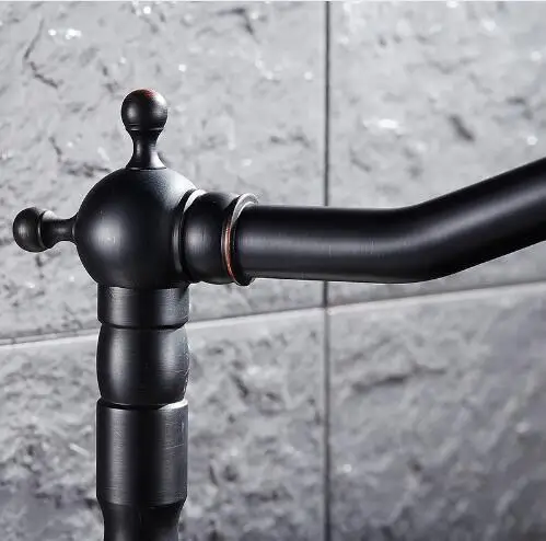 

Modern Kitchen Faucet Swivel Brass Faucets Bathroom Tall Faucet Sink Basin Mixer Tap black Antique Sink Tap Free Shipping