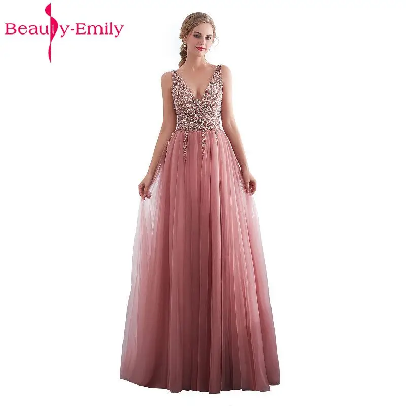 Женское кружевное вечернее платье с бисером Beauty Emily длинное ТРАПЕЦИЕВИДНОЕ до
