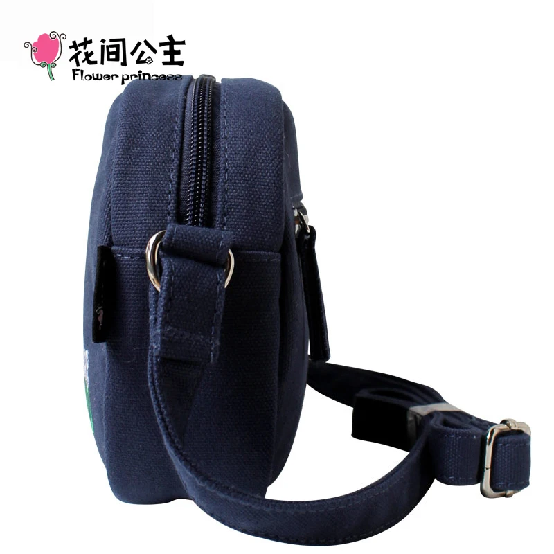 Брендовая Холщовая Сумка на плечо с цветочной вышивкой для девочек подростков