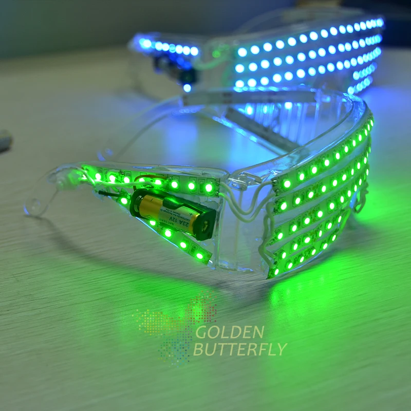 Светодиодные световые очки модные светящиеся для мужчин/женщин вечеринок