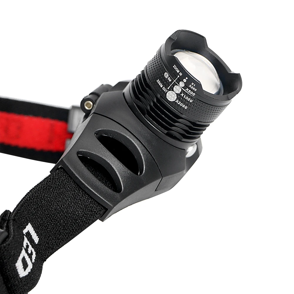 Головной светильник 3 режима масштабируемый светодиодный фары аварийный во