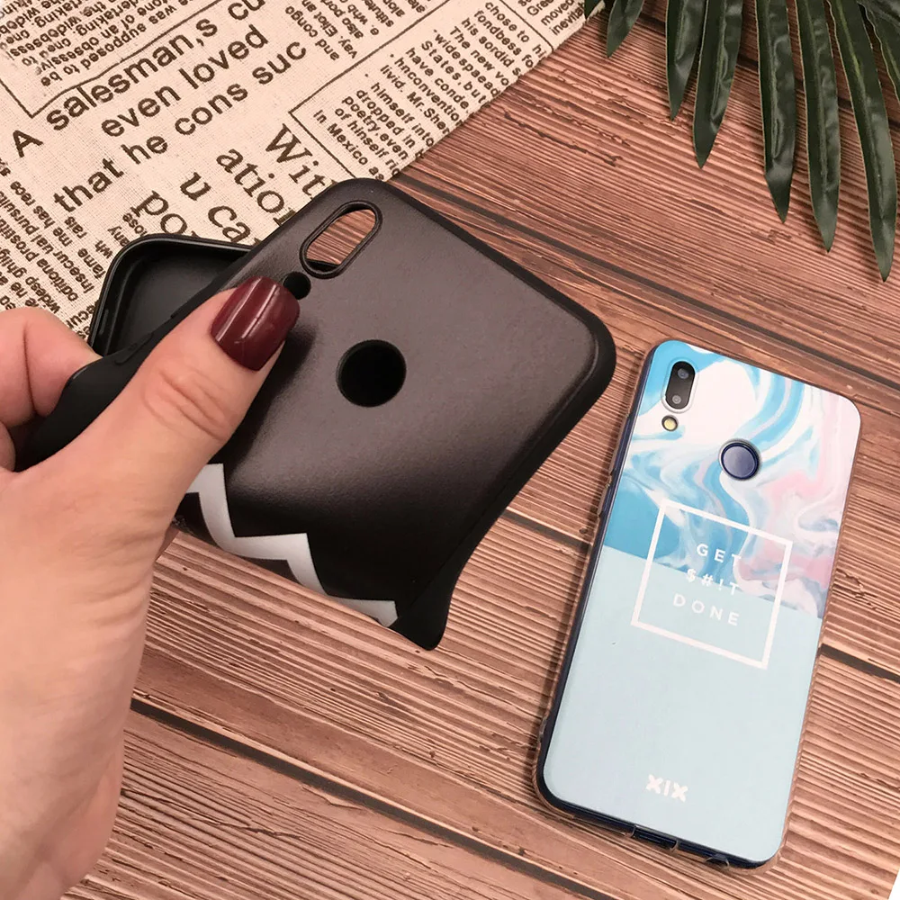 Для Huawei P20 Lite чехол Чехол под мрамор для P9 2017 P8 P10 Pro Plus Honor 9 Mate 10 |