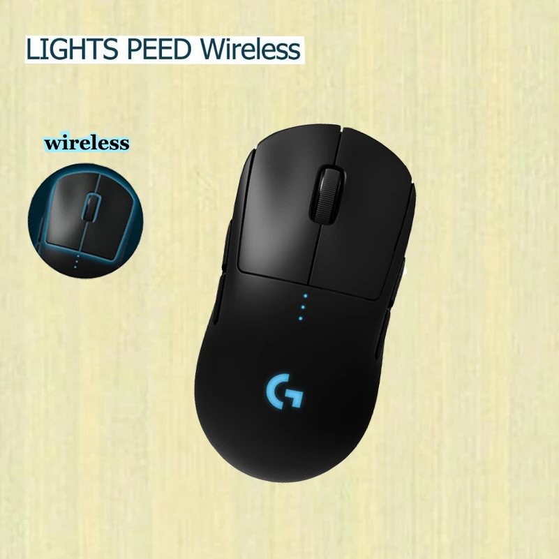 Оригинальная игровая мышь Logitech G PRO Беспроводная мышка RGB с двойным режимом HERO 16K DPI