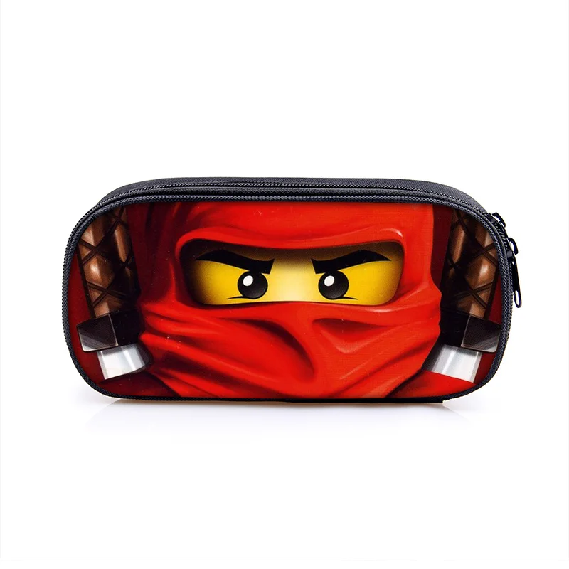 1pc pencil bag 9 16 дюймов ниндзя детские школьные сумки ортопедический рюкзак детские школьные мальчиков Mochila Infantil сумки с рисунком - Цвет: 1pc pencil bag 9