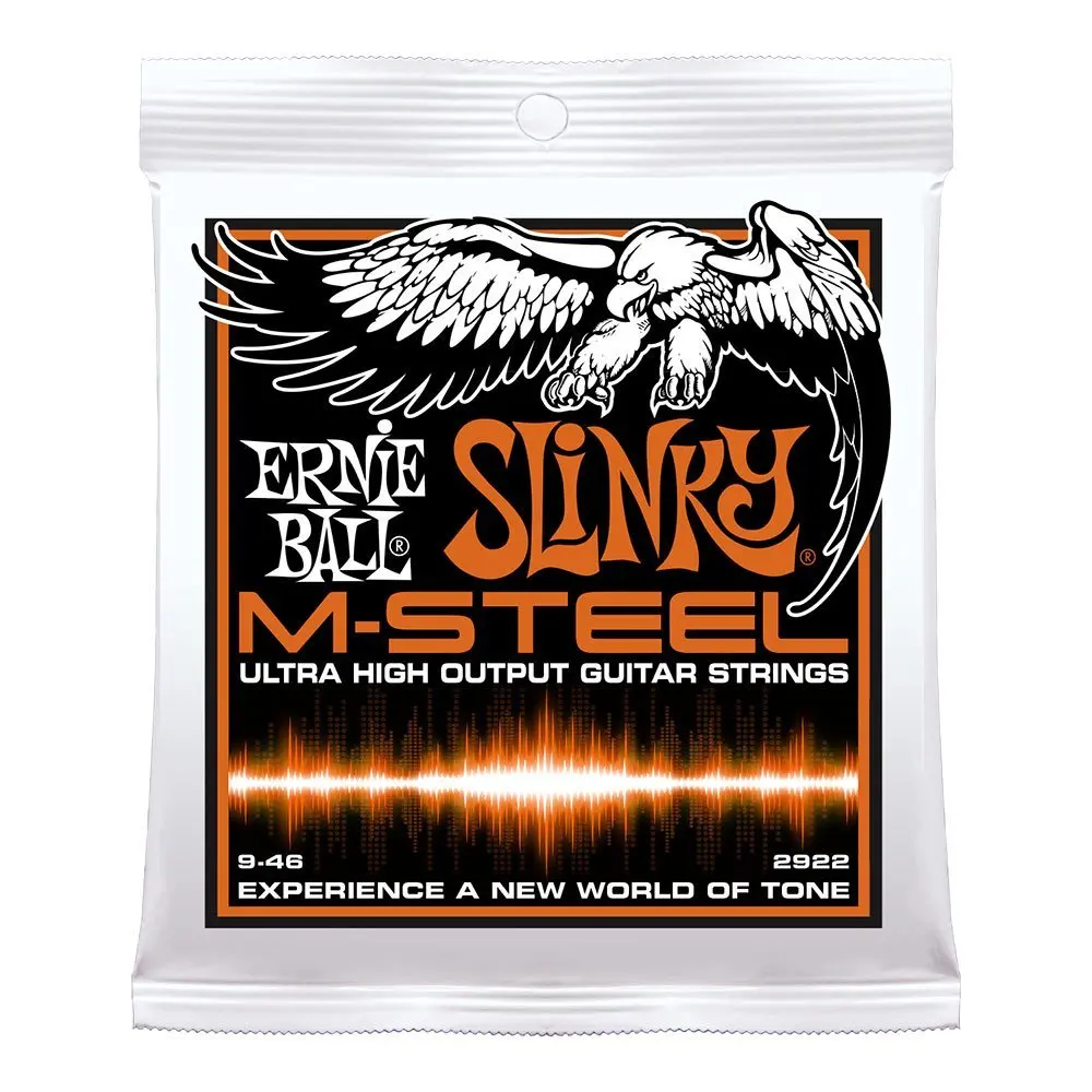 

Ernie Ball 2922 M-Steel Hybrid Slinky Electric Guitar Strings 009-046