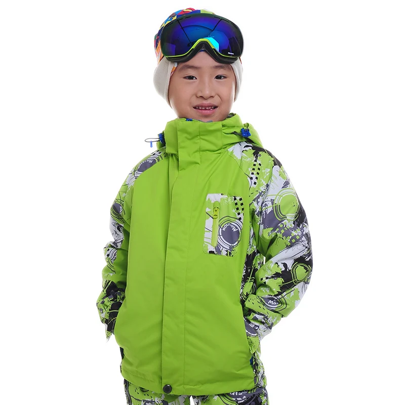 Прямая поставка утепленная ветрозащитная куртка для девочек и мальчиков