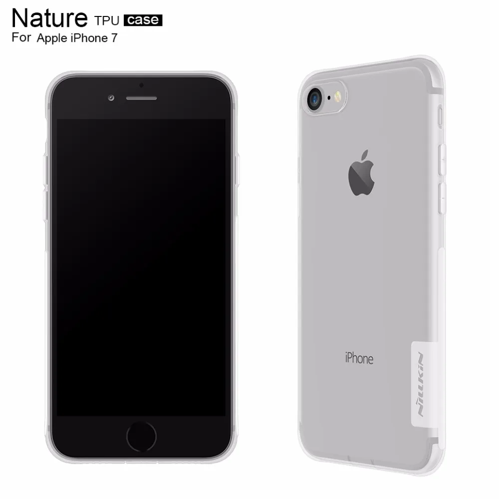 Чехол для iphone 7 силиконовый прозрачный мягкий чехол Nillkin 4 дюйма телефона 7|case for