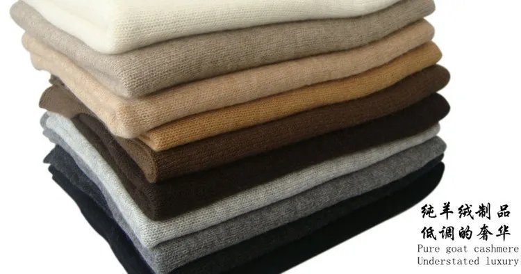 Новая мода козья кашемировая Толстая Вязаная Женская водолазка с асимметричным подолом Широкий свободный пуловер свитер темно-синий 6 цветов S-L