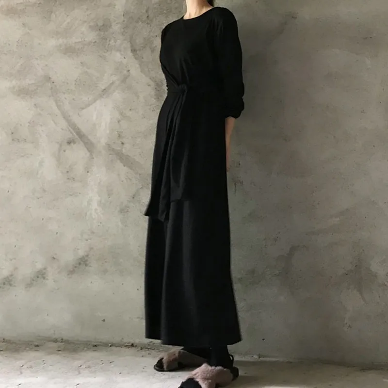TWOTWINSTYLE элегантный Для женщин комбинезон тонкий Узелок Высокая талия Осенние