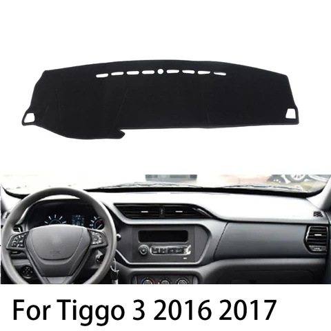 Чехлы для приборной панели автомобиля и правого и левого руля для Chery tiggo 3 2016 2017
