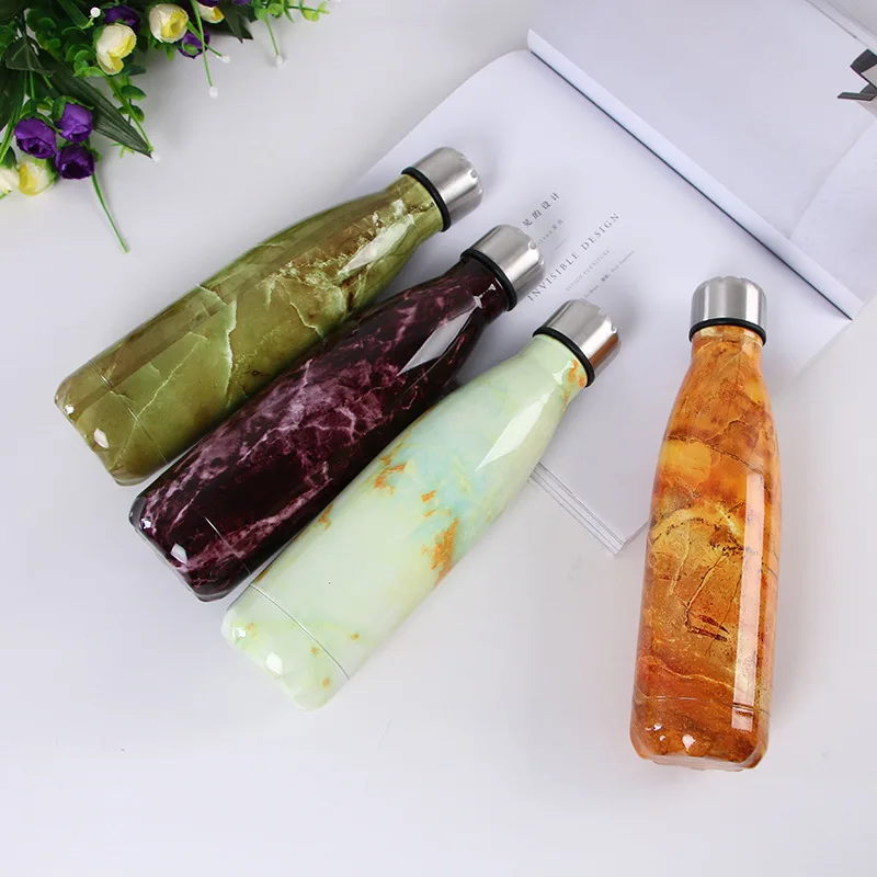 

Sport Water Bottle BPA free Double Wall Stainless Steel Vacuum Insulated Cup Portable Travel Outdoor Coffee Thermos Bottle