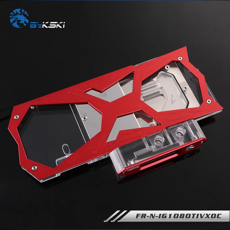 Bykski полный охват GPU Блок воды для VGA красочные iGame GTX 1080 Ti Vulcan X OC видеокарта FR N