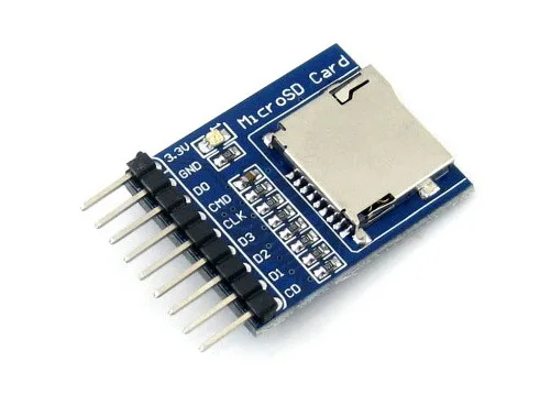 10 шт./лот плата для хранения Micro SD разработки модуля поддерживает SDIO SPI интерфейсы