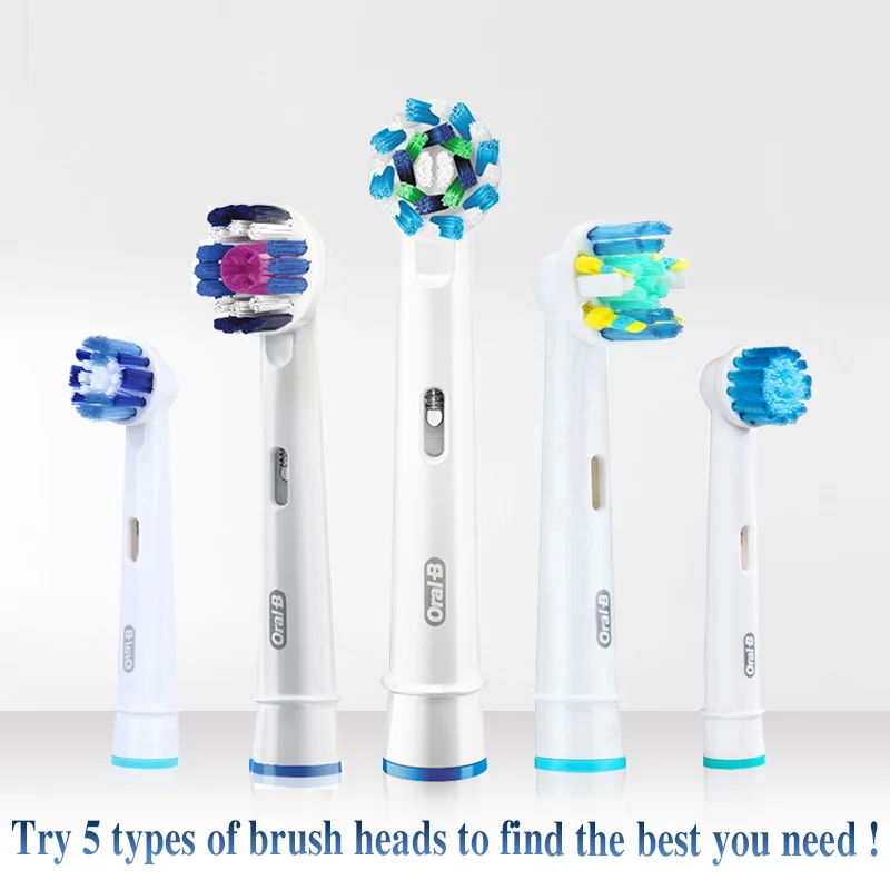 Насадки для зубной щетки Oral B сменные головки отбеливания зубов 5 насадок EB17 EB18 EB20