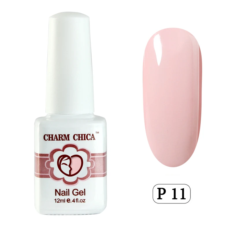 Шарм Чика ногтей Гель-лак 12 мл розовый цвет Soak Off УФ гель лак для Nail Art