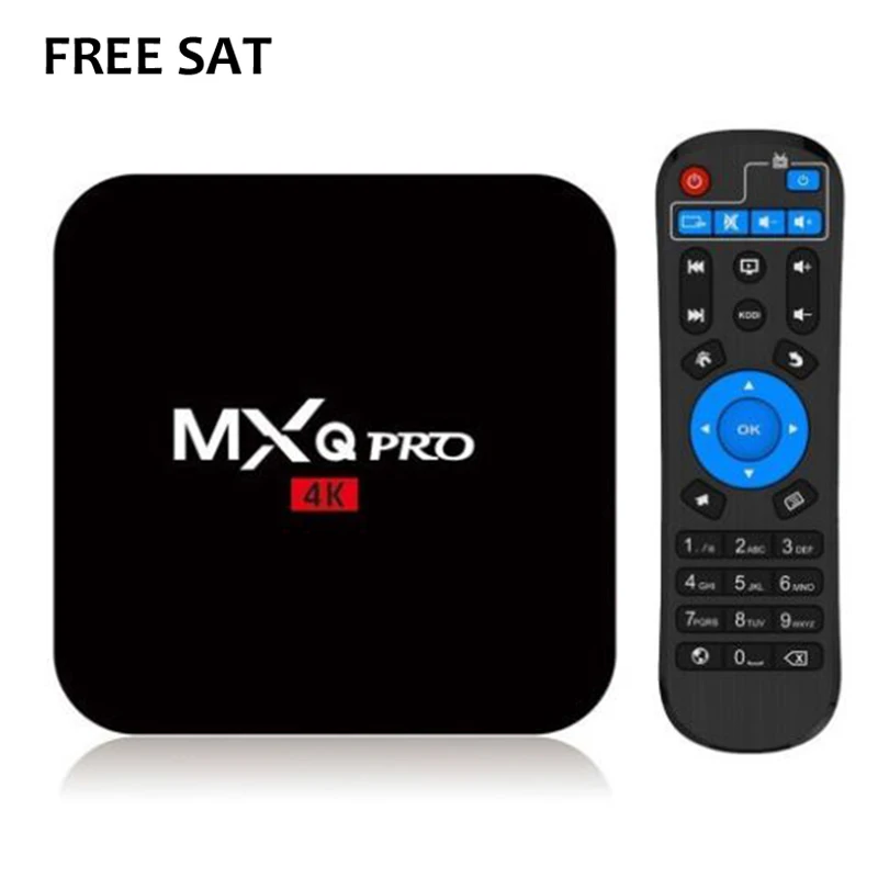 MXQ PRO ТВ коробка 4 К Android 7 1 Smart Reciever Amlogic S905X Quad Core ГБ 8 2 ГГц Wi Fi Декодер каналов