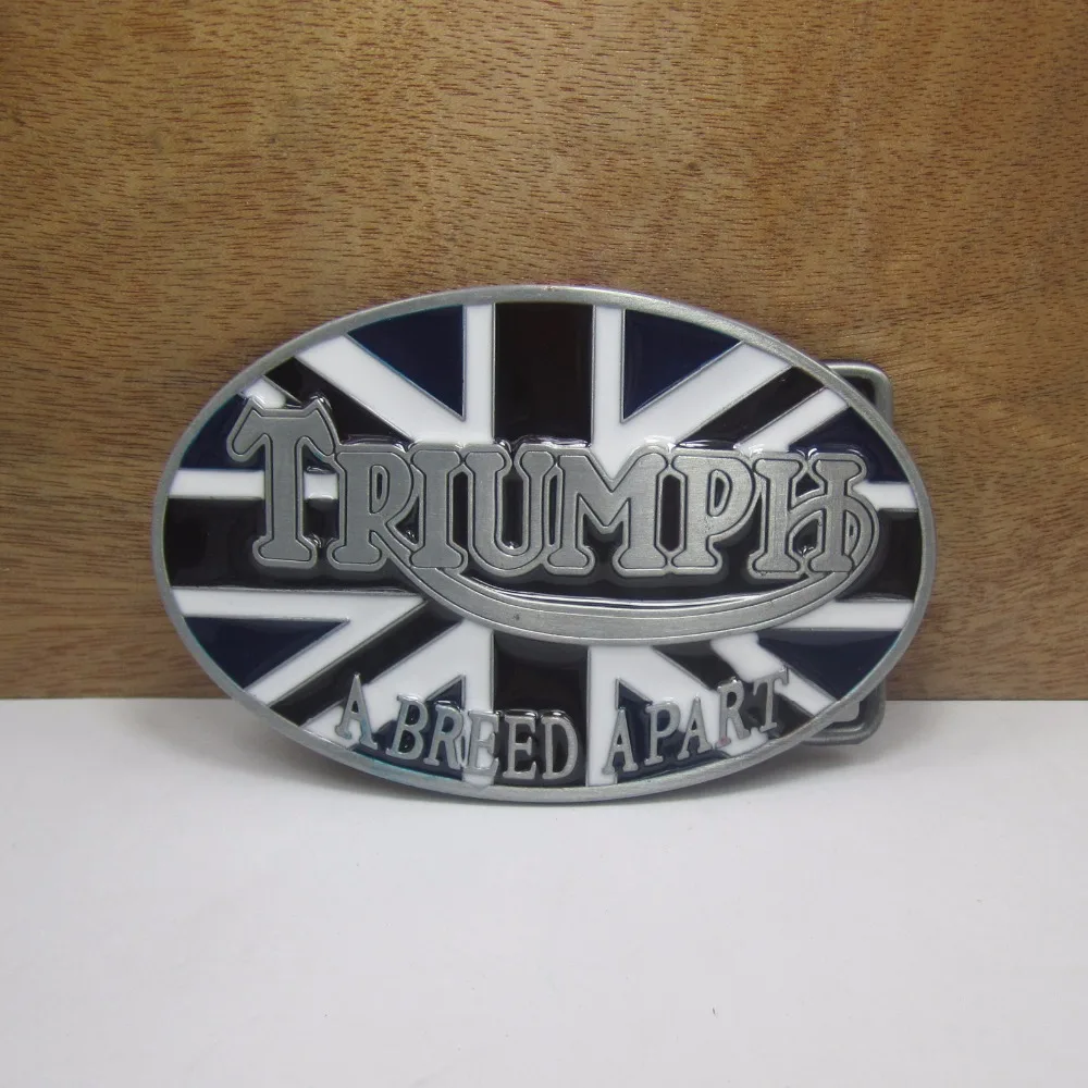 BuckleClub Ретро цинковый сплав Цвет эмалированный Флаг Великобритании Джинсы