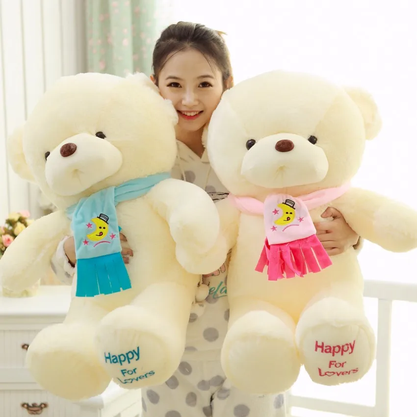 

Genuine hug teddy bear urso de pelucia plush toys Children Ai Taidi Scarf Scarf Bear Teddy Bear Gift Plush dolls Brinquedos
