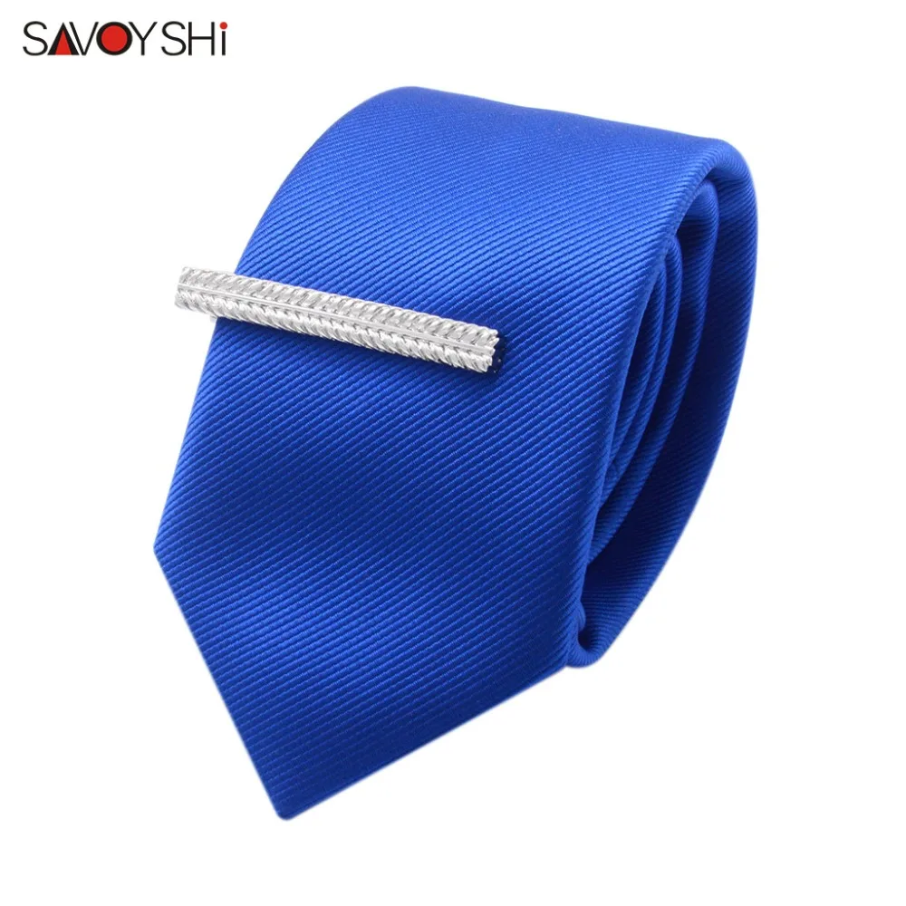 SAVOYSHI запонки из нержавеющей стали зажим для галстука Для Галстука Булавка для мужчин Высокое качество Антикоррозийные Зажимы для галстука Запонки Зажим для галстука набор подарок