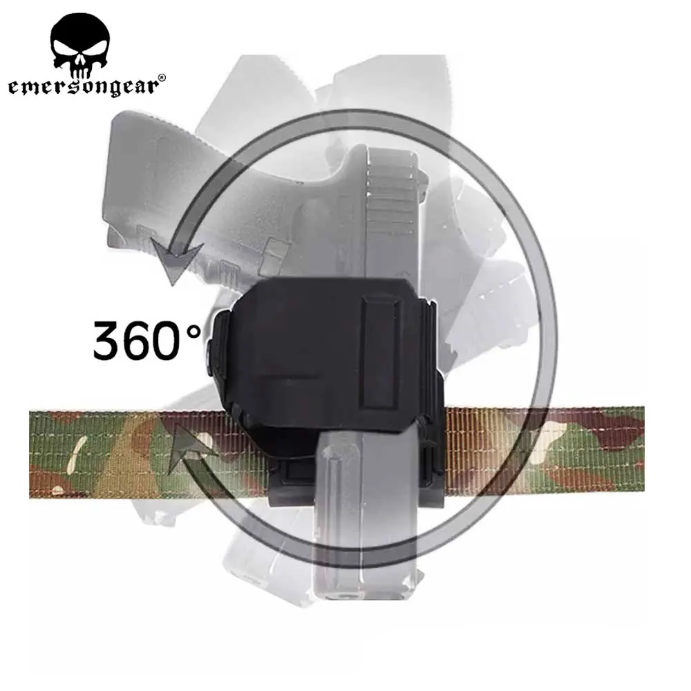 Emerson Тактический CP Стиль пистолет зажим кобура для G LOCK 17/19/22/23 Airsoft Охота Стрельба
