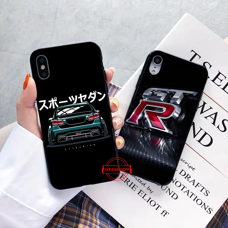 Силиконовый чехол для NISSAN GTR мягкий iPhone 5 SE 5S 6 6S Plus 7 8 11 Pro X XS Max XR | Мобильные