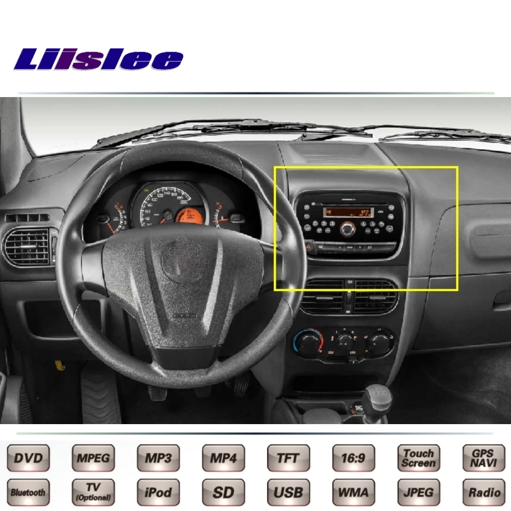 Для FIAT PALIO2 004~ LiisLee Автомобильный мультимедийный ТВ DVD gps радио Carplay Стиль навигации Navi