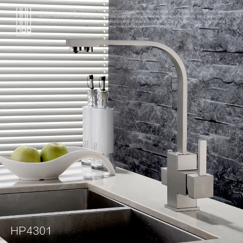 HPB латунный хромированный полированный двухфункциональный смеситель для