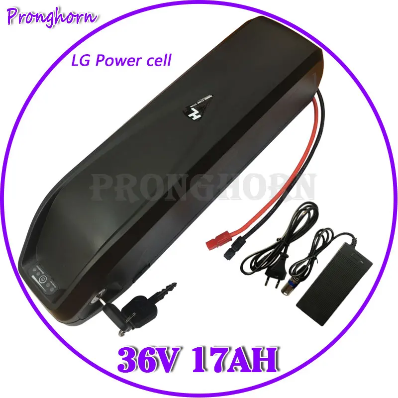 36В Hailong батарея с USB 16ач 17ач e велосипед литий ионная для LG Power cell Bafang BBS01 BBS02 350 Вт 500