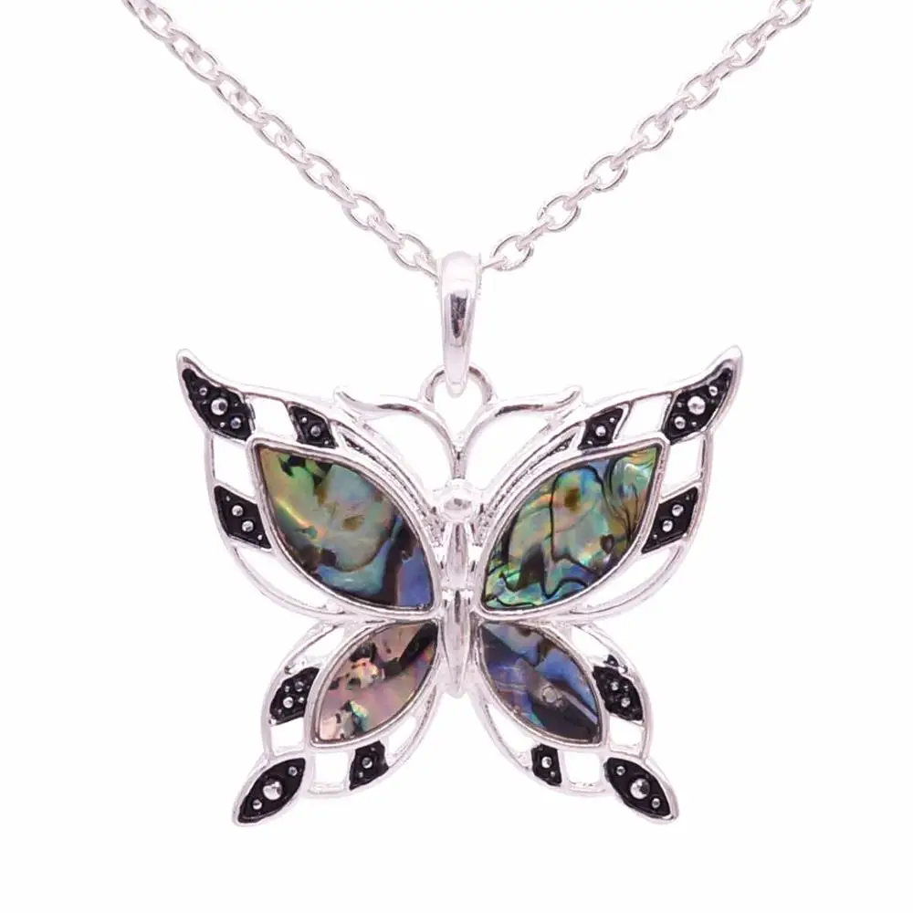 butterfly Мода Boho чокер колье с животными богемные макси Colar эмаль черепаха свинья ожерелья с лошадьми& Подвески для женщин ювелирные изделия - Окраска металла: butterfly