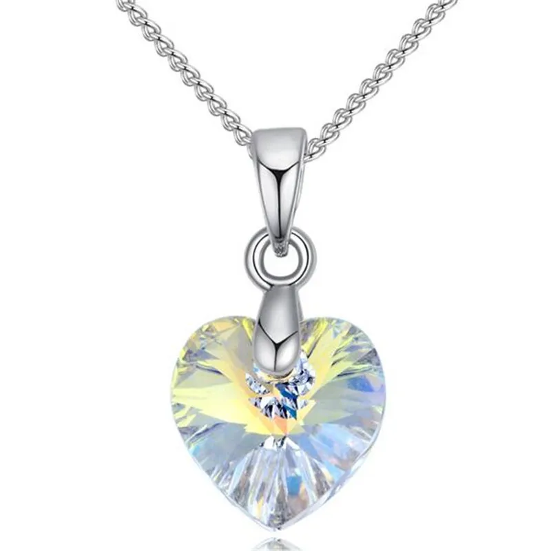Женское колье с подвеской в виде сердца SHDEDE чокер кристаллами Swarovski подарок для